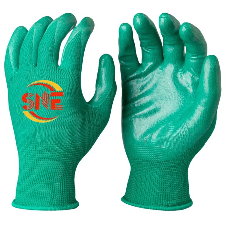 Full Dip Nitrile Coated Gloves for Waterproof Protection